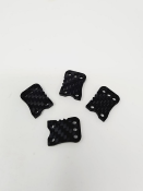 Rehausse de fusée arr carbone 3mm - "haute +3" pour MBX8R LR PROD
