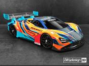 Carrosserie Seven65 1/8 GT rally game ( non peinte) BITTYDESIGN