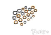 Kit Complet Roulements Etanches pour TLR 8IGHT-XE (22pcs) T-WORK'S