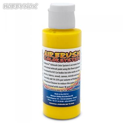 Peinture jaune transparent 60ml HOBBYNOX