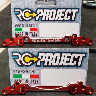 Kit ackermann "Valente Edition" aluminium rouge V2 RC-PROJECT