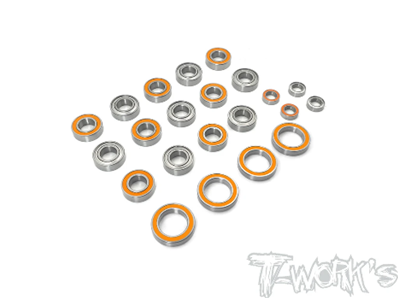 Kit complet de roulements étanches pour XB8 2020/22 (24pcs) T-WORK'S