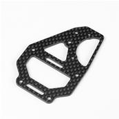 Center Diff Top Plate and Fan Mount (carbon fiber, EB/ET410) TEKNO-RC