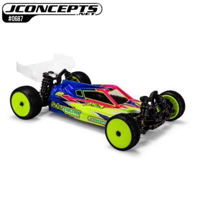 Carrosserie non-peintee P2 pour Schumacher CAT PB + aileron J-CONCEPTS