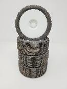PNEUS CACTUS EVO GOMME M3 MONTÉS SUR JANTES BLANCHES (4) - 15% D'USURES VP-PRO