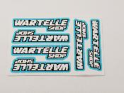 Sticker Wartelle Shop 75x45 (différentes couleurs) WS-LINE