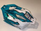 Carrosserie VISION THERMIQUE pour SWORKZ S35-4 - Blanc/Vert Emeuraude
