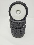 PNEUS NAPOLI GOMME CLAY MONTÉS SUR JANTES BLANCHES (4) - 10% D'USURES HOTRACE