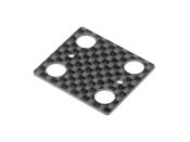 Plaque carbone pour support de triangle avant 1mm XB2/XT2/SCX XRAY