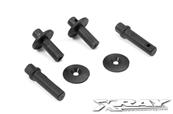 Rondelles d'aileron, plots de carroserie, plots pour accus (2) XB2/XT2/XB4
