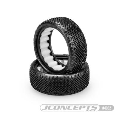 Pneus Avt. 2wd "Pin Swag" Wide + mousse - gomme PINK - JCONCEPTS