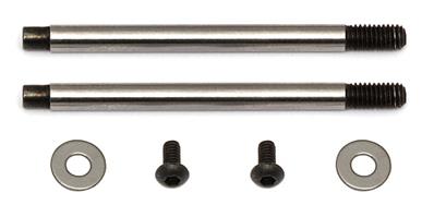 Tiges d'amortisseurs 3 x 21 V2 traitement Chrome (2) TEAM-ASSOCIATED