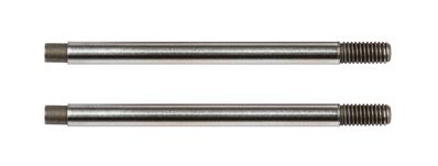 Tiges d'amortisseurs avants chrome FT 3x24mm B74 (2) TEAM-ASSOCIATED