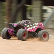 GORGON 4X2 MEGA 550 Brushed Monster Truck RTR avec batterie et chargeur, PURPLE - ARRMA