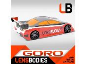 Carrosserie "GORO" Light 200mm piste 1/10e pancar LENS BODIES