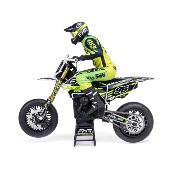 1/4 Promoto-SM FXR Supermoto Motorcycle RTR (Batterie et chargeur inclus), White LOSI