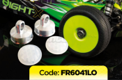Bouchons d'amortisseurs et membranes pour Losi-X (lot de 2)
