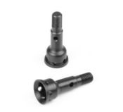 Stub axles SCT410SL M5 thread, hardened steel (2) TEKNO-RC