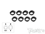 Inserts Alu. de Pignon de Diffs pour MP11/E (set A et B) T-WOORKS