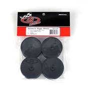 Jantes avants Speedlinehex.12mm pour Associated B6 / Kyosho RB6 (4) D.E RACING