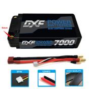 2 X Lipos Batteries 2S 7.6V SHORTY 7000mAh 140C Blue Lightning Series 5mm avec cordon DEAN DXF-POWER