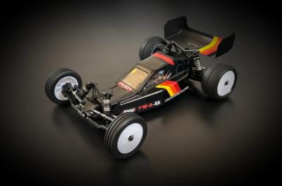 Carrosserie RETRO-MOD non-peinte pour Losi Mini-B avec aileron LEADFINGER