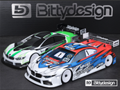 Carrosserie "M410" 1/10e TC allégée (non peinte) BITTYDESIGN