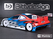 Carrosserie "M410" 1/10e TC allégée (non peinte) BITTYDESIGN