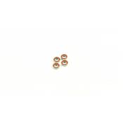 Roulements flasqués rouges 6x10x3mm (4)