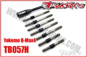 Kit de pas inversés titane "Hybrid" B-Max4 T-WORK'S