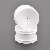 Jantes 2.2 arriere 2WD/4WD pleine blanches hex. 9/16 (2) SCHUMACHER