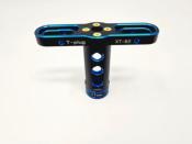 Cl de roue 17mm bleue WS-LINE