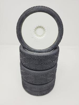 PNEUS MAGMA 2.0 GOMME SILVER MONTÉS SUR JANTES BLANCHES (4) - 5% D'USURES 6-MIK