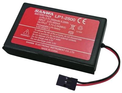 Accu d'émission LP1-2500mah 3.7v 1S Li-Ion pour radio Sanwa M-17 SANWA
