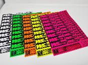 Autocollants WS Line - différents choix de couleurs WS-Line