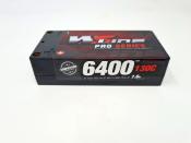 Accu Lipo Shorty 6400 130C 2S 7.6v HV (prise Pk 5mm) WS-LINE