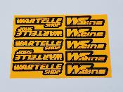 Sticker Wartelle Shop / WS Line 157x111 (différentes couleurs) WS-LINE