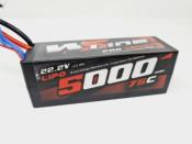 Accu Lipo 5000 75c 6S 22.2v (prise EC5)  WS-LINE