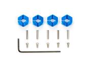 Hexagone de roue 12mm alu. (larg. 4.0mm) TAMIYA