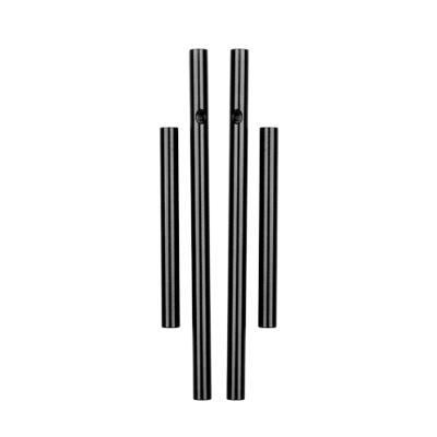 RC10 Nose And Wing Tubes, Black TEAM-ASSOCIATED
