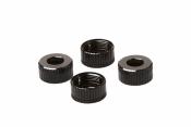 Lower Shock Seal Cap V4 - Black (4pcs) PR RACING