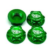Ecrous de roues 17mm - Vert RC-PROJECT