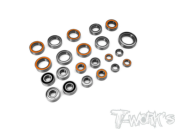 Kit complet de roulements étanches pour X-Ray XB4'22C (22 pièces) T-WORK'S