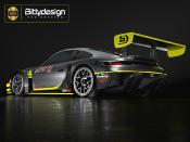 Carrosserie 1/7e P-GT3R 1.5mm pour ARRMA Infraction/Limitless (Pré-découpé-non peinte) BITTYDESIGN
