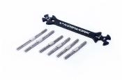 Biellettes réglables Heavy Duty (6) pour Ultima & JJ KOSWORK