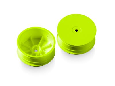 XB2 Jantes AV 12mm JAUNE - IFMAR (2) - XRAY